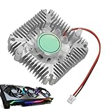 GPU Lüfter - Aluminium GPU Kühler | Kompakter Kühler Für Computer Videobearbeitung Spiele Mit...