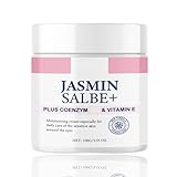 Jasminsalbe Plus, 100 ml Jasmin Salbe Augen, Augencreme mit Collagen & Aloe Vera gegen Augenringe,...