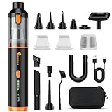RABIGALA Handstaubsauger Akku 4-in-1, 30000PA Auto Staubsauger Stark mit hoher Leistung,...