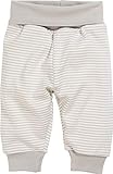 Playshoes Unisex Kinder Baby-pumphose Sweat-Hose Jogginghose, Natur Ringel, 50 EU