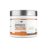 WFN Approved Creatine - Creapure - Creatin Monohydrat Pulver - 250g - Reines Kreatin Pulver - Vegan...