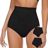 WOWENY 2er Pack Bauchweg Unterhose Damen Shapewear Figurformende Miederslips Shaping Unterwäsche...