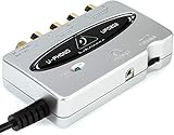 Behringer U-PHONE UFO202 Audiophiles USB/Audio-Interface mit integriertem Phono-Vorverstärker zum...