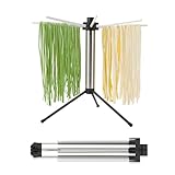 KITCHENDAO Nudeltrockner, einfache Lagerung, schnell aufgebaut, faltbares Nudeltrockner-Rack,...
