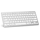 OMOTON deutsche Bluetooth Tastatur für iPad 10.9/10.2/9.7, iPad Air 6/5/4/3, Tastatur iPad Pro...