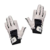 BluePort Segelhandschuhe aus Leder - 2 Finger frei XL