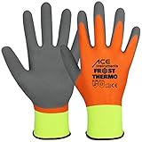 ACE Winter-Arbeitshandschuhe Frost Thermo – wasserdichte Handschuhe für Handhabung, Kälteschutz...