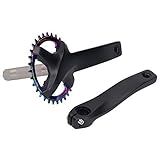 ZK-22 Mountainbike-Kurbelgarnitur Hohe Robustheit 32T Single Speed ​​Kurbelarm Zubehör für...