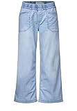 STREET ONE Damen A376666 Denim Culotte, Light Blue Soft Bleached, 32W / 28L EU