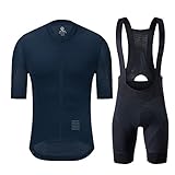 DJSKLDF Radlerhose Radtrikot-Set, klassisches MTB-Rad-Trägershorts-Set, reflektierende individuelle...