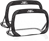 Goal Star Pop-Up Fußball Tor Torwand 120x80x80cm; Selbstaufbauendes Automatik Fussball-Tor klappbar...