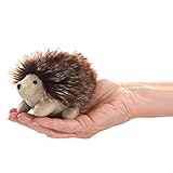 Folkmanis Fingerpuppe Puppet Mini Igel 2668, beige, braun