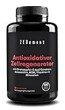 Antioxidativer Zellregenerator, Anti-Aging, mit Granatapfel, Açaí Extrakten, Astaxanthin, MSM,...