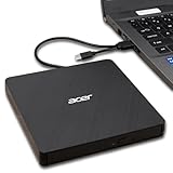 acer Externes CD/DVD-Laufwerk für Laptop:USB 3.0 Typ-C, RW-Unterstützung, DVD-Player & Brenner,...