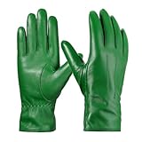 BISON DENIM Schaffell-Lederhandschuhe für Damen – Kaschmir gefüttert, Touchscreen &...