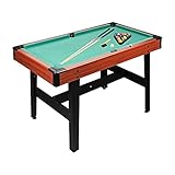 Billardtisch 4ft + Zubehör für Kinder & Erwachsene Billard Tisch 122x67x78 cm (LxBxH)...