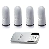 Fleymu Gaming Finger Sleeves 4 Stück mit Metallbox | Schweißfeste & Ultra-empfindliche...
