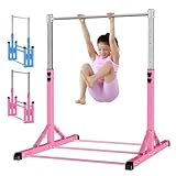RokePro Gymnastik Turnreck,Faltbarer Turnreck Reckstange,Turnreck höhenverstellbar, Turnstange...