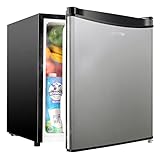 Upstreman 46L Mini Kühlschrank mit Eisfach, Temperaturregelung, energiesparend, leise, eintüriger...