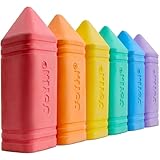 JOYIN 6 Stück Jumbo-Gehwegkreide in 6 Farben, abwaschbare Gehwegkreide für Kinder, ungiftiger...