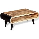 MNISDFL Sofatisch Nachttisch Betttisch Laptoptisch Couchtisch Raues Mangoholz 90 x 55 x 39 cm...