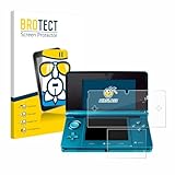 BROTECT Schutzglas für Nintendo 3DS Schutzfolie Panzer Folie Glas [Extrem Kratzfest 9H,...