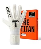 T1TAN Classic 1.0 White-Out - Torwarthandschuhe - ohne Fingerschutz - Fußballhandschuhe für...