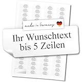 Adressaufkleber selbstklebend | PERSONALISIERT | 256 Stück | kleine Etiketten mit Wunsch-Text...