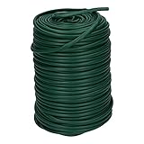 GARDENIX Bindeschlauch, Hohlschnur 3.9mm x 30m, Bindematerial zum Anbinden von Pflanzen, Grün