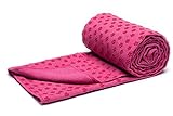 voidbiov Quick Dry rutschfeste Yoga Handtücher (6 Farben) mit Mesh-Tragetasche, extra lang (62 x...