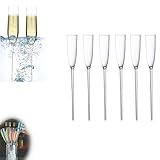 XARuiZhi Floating Champagne Flutes Pool, Plastic Champagne Glasses, Reusable Floating Wine Glasses...