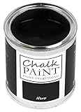 Chalk Paint Everything® Nero Kreidefarbe Wasserbasis für Alle Oberflächen einfach zu verarbeiten...