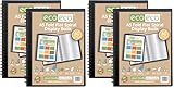 eco-eco Sichtbuch, A5, 50% recycelt, 60 Fächer, flach, Spiralbindung, 2 Stück, eco138 x 2 (Packung...