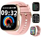 Vtkp Smartwatch Herren Damen，2025 Neue 2.1' HD Touchscreen Fitnessuhr mit Telefonfunktion,110+...