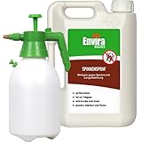 Envira Spinnen-Spray - Spinnenabwehr für Außen und Innen - 2 Liter + 2L Drucksprüher - Anti...