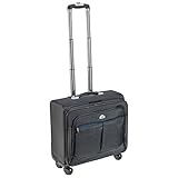 PEDEA Business Trolley Premium Laptop-Rollkoffer bis 17,3 Zoll (43,9 cm) mit Übernachtungsfach,...