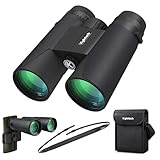 Kylietech Fernglas 12x42 HD Kompakte Ferngläser wasserdicht für Vogelbeobachtung, Jagd, Wandern,...