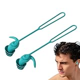 Kustimantu Schwimm-Ohrenstöpsel – Geräuschreduzierung, wasserdicht, wiederverwendbare...