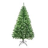 SOLAGUA NAVIDAD Künstlicher Weihnachtsbaum, Lametta-Blatt-Tanne 120–210cm Bäume mit...