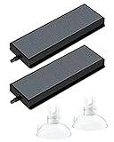 Pawfly Aquarium 10 cm Luftstein Stab Quader Blasendiffusor Auslöser mit Saugnapf Klemme Zubehör...