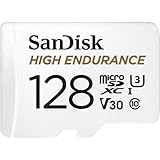 SanDisk High Endurance microSDXC Speicherkarte 128 GB + Adapter (Für Dash-Cams und private...
