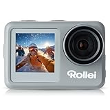 Rollei Action-Cam 9s Plus I 4K 60fps Unterwasserkamera mit Selfie-Display, Bildstabilisierung,...