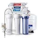 iSpring RCC7AK 6 Stufiges Umkehrosmose Trinkwasser Filtersystem, 75GPD mit Alkalien & Mineralien...