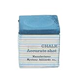 POENVFPO Ölige Blaue Pool-Queue-Kreide, Staubdichte Billardkreide, Abgerundete Applikatorform für...