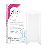 Veet Pure Kaltwachsstreifen für Körper, Arme & Beine - Haarentfernung für sensible Haut - Bis zu...