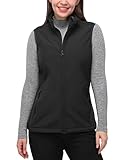 33,000ft Weste Damen Outdoor Leichte Softshell-Weste Ärmellose Jacke Winddichte Fleece Damenweste...