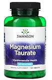 Swanson - Magnesium Taurate | Unterstützt das Herz-Kreislauf-System und die Gesundheit des...