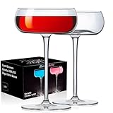 PARACITY Martini-Gläser, 240 ml, mundgeblasene Premium-Gläser, perfekt für Cocktails, Martinis,...