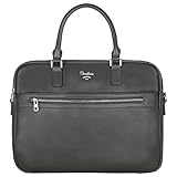 David Jones - Herren Aktentasche - Mann Business Tasche PU Leder Arbeitstasche - 15 Zoll...