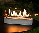 GRAURAUM Bio-Ethanol Kamin Tischkamin: Indoor & Outdoor Kaminfeuer - 30cmx8cmx6cm Deko Tischfeuer...